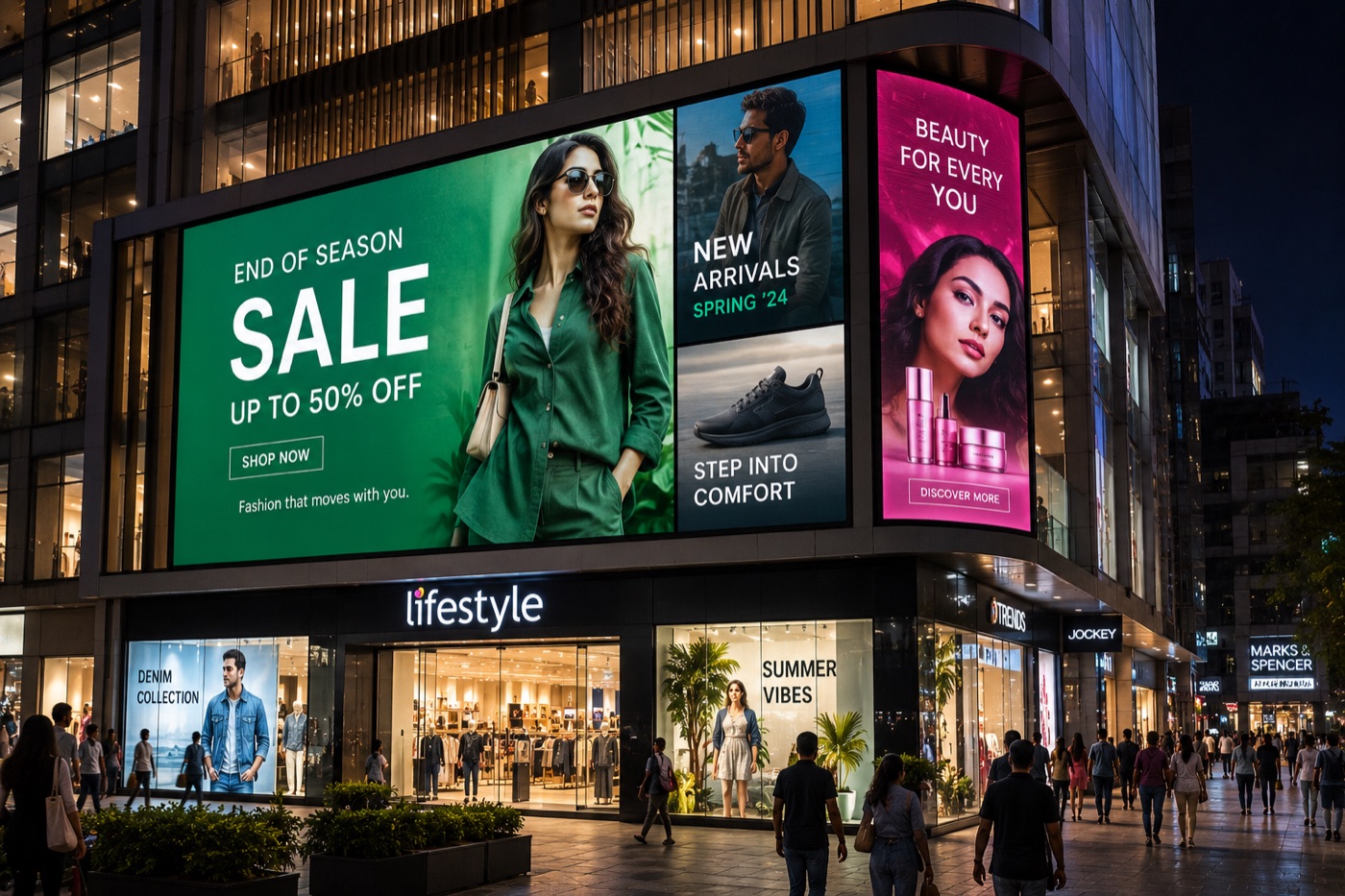 Retail LED signage